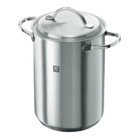 Panela Alta Inox com Cesta 4,5L — Cozinhe e Escorra com Mais Praticidade