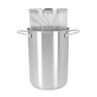 Panela Alta Inox com Cesta 4,5L — Cozinhe e Escorra com Mais Praticidade