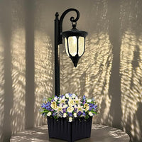 LumiGarden™ Poste Solar 2 em 1 com Vaso Decorativo | COMPRE 1 E LEVE 2