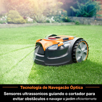 Robô de Corte Automático – Gramado Perfeito Sem Trabalho