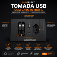 Leve 3 PlugFlex™ pagando apenas 1 [FRETE GRÁTIS PARA TODO O BRASIL]