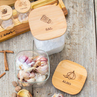 Pote Hermético Para Sal Personalizado