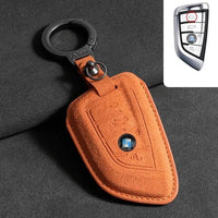 Capa de Chave de Camurça Bmw