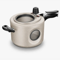 Panela de Pressão Inox Antiaderente 4,5L com Visor Duplo e Fechamento Interno ⭐