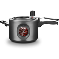 Panela de Pressão Inox Antiaderente 4,5L com Visor Duplo e Fechamento Interno ⭐