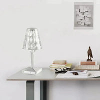Lâmpada de Mesa Diamante LED Sem Fio Carpetino