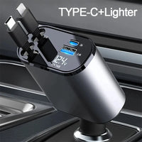 Carregador Usb Turbo Retrátil