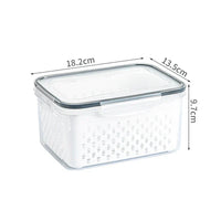 FreshStack™ – Kit 9 Potes Herméticos com Cesto + Frete Grátis!