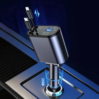Carregador Usb Turbo Retrátil