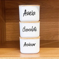 KIT MESA POSTA BAMBU ESCOLHA PERSONALIZAÇÃO 8 PEÇAS