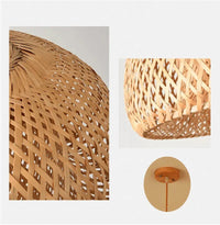 Luminária de Bambu Artesanal Premium