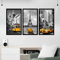 Kit 3 Quadros Decorativos Grandes